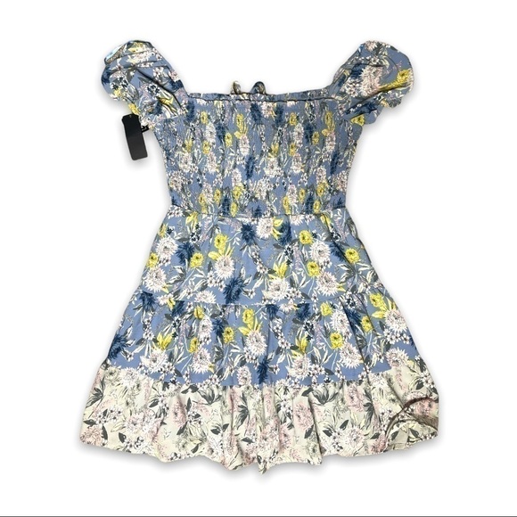 Nwt city studios floral smocked dress | size - juniors XL - Picture 2 of 4